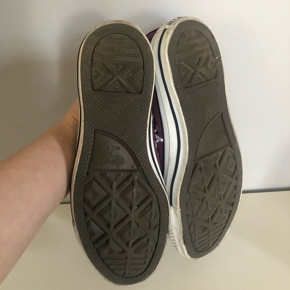 Unisex Converse All Star Lo Sneaker - Plum Purple - Picture 5 of 6